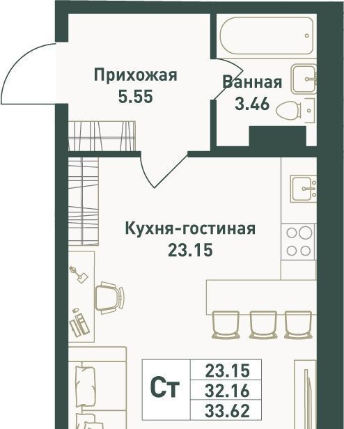 квартира р-н Всеволожский п им Свердлова мкр 1-й Рыбацкое фото 1