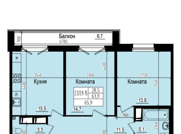 квартира г Санкт-Петербург п Парголово ул Ольгинская метро Парнас фото 1