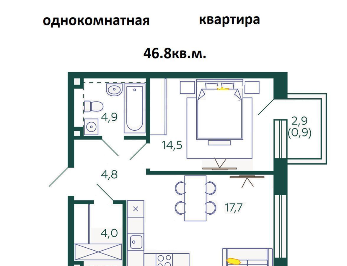 квартира г Москва метро ЗИЛ Даниловский Жилой квартал «Shagal» фото 1