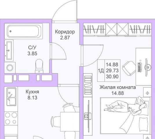 квартира г Казань метро Горки ул Александра Курынова 1/3 фото