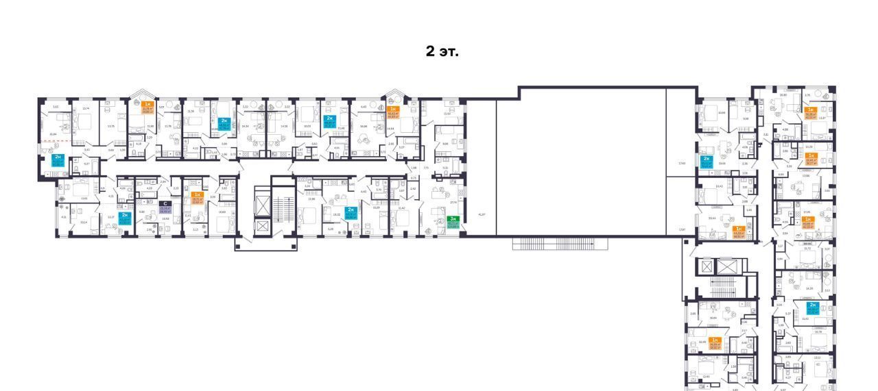 квартира г Курган мкр 1-й п Заозерный жилрайон, 25Б фото 2