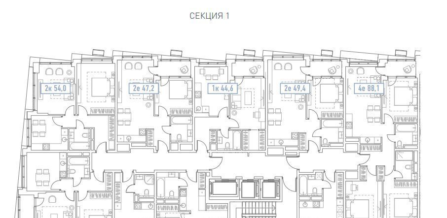 квартира г Москва метро Коптево ул Михалковская 50 фото 2