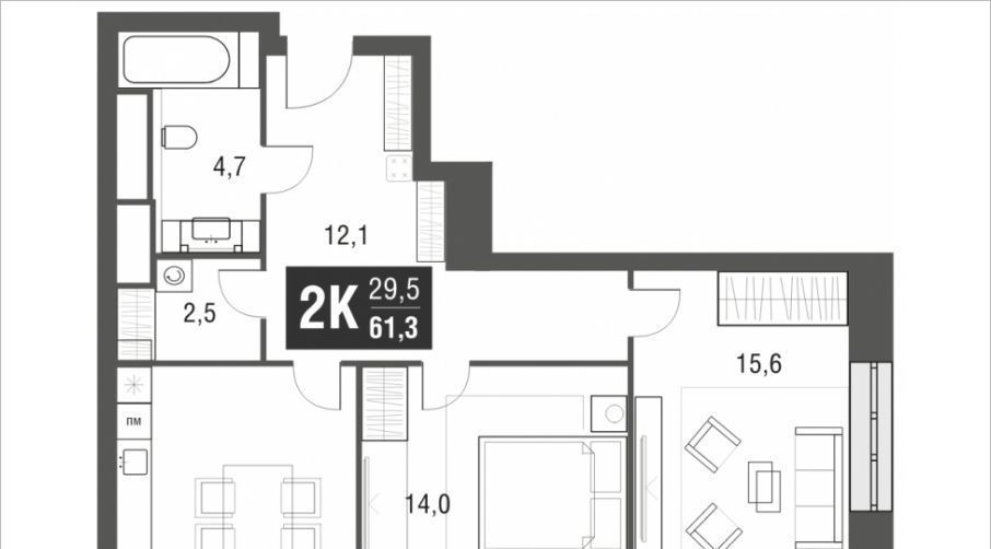 квартира г Москва метро Свиблово проезд Серебрякова 11/13к 1 фото 1