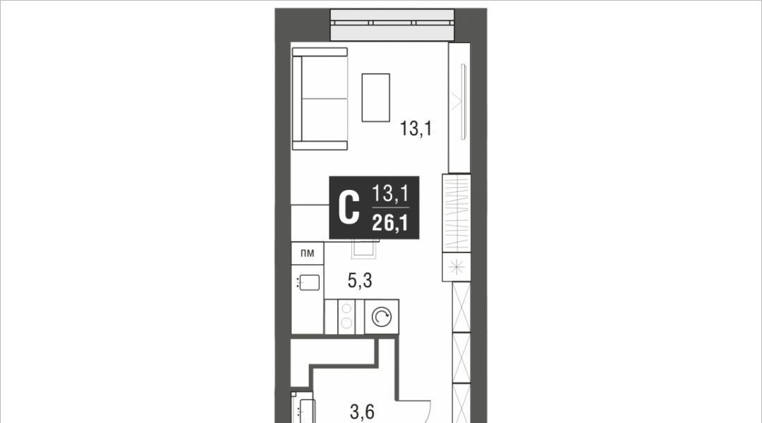 квартира г Москва метро Свиблово проезд Серебрякова 11/13к 1 фото 1