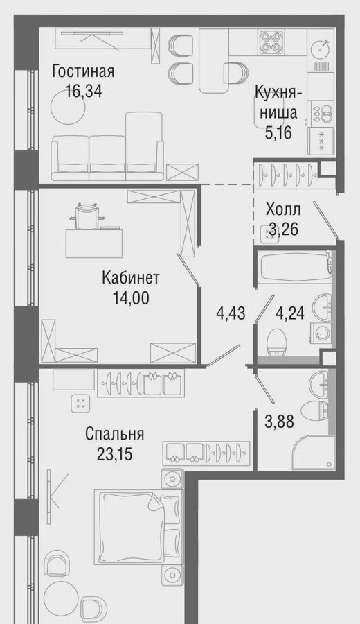 квартира г Москва метро Селигерская ЗАО район Дегунино Западное Дегунино проезд Ильменский 14к/1 жилой комплекс Селигер Сити фото 1