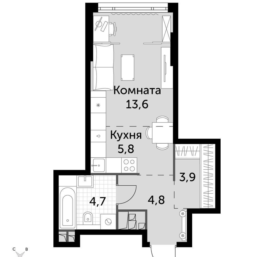 квартира г Москва метро Нагатинская ЮАО Нагатино-Садовники ш Варшавское 37ак/2 жилой комплекс Роттердам фото 1