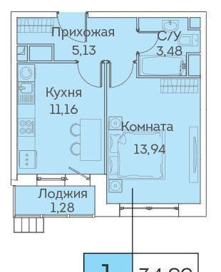 квартира г Москва район Митино направление Ленинградское (северо-запад) ш Пятницкое фото 1