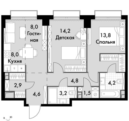 г Москва метро Хорошёво Хорошево-Мневники проезд 3-й Силикатный 7/1 ЖК «Sydney City» фото