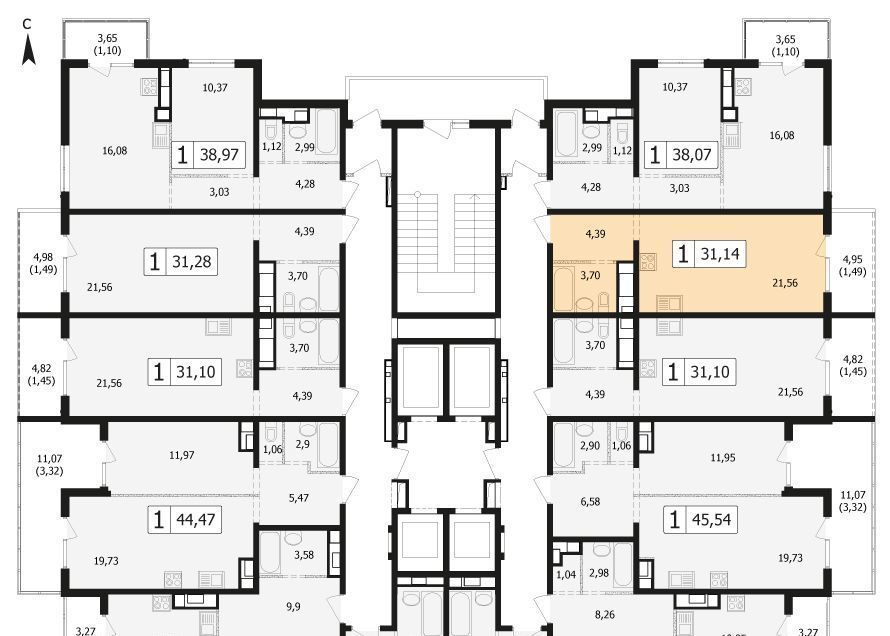 квартира г Краснодар р-н Карасунский ул Автолюбителей 1д/4 фото 3