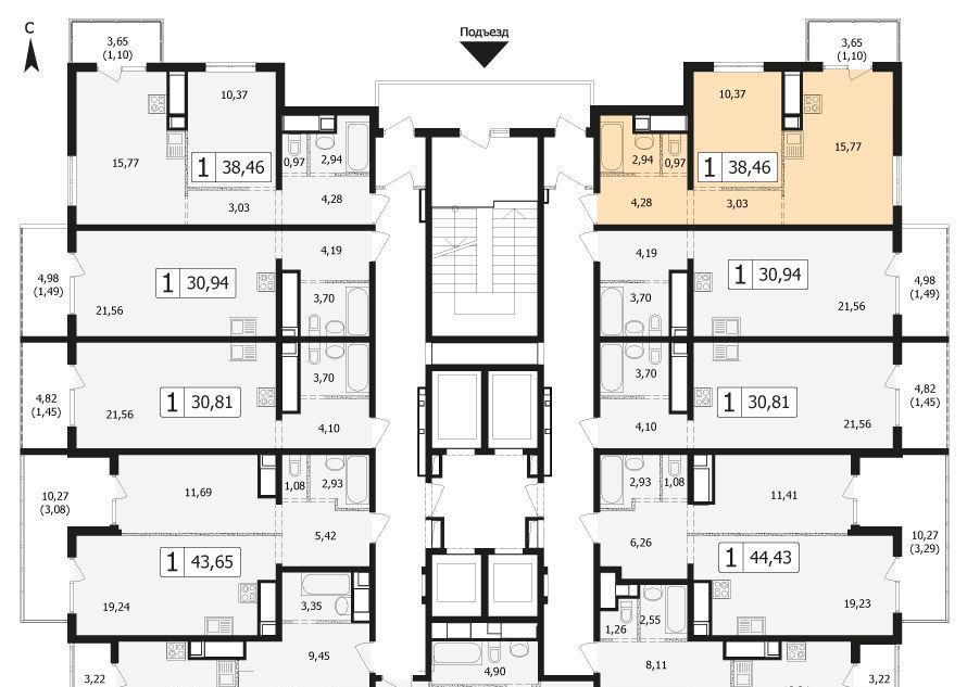 квартира г Краснодар р-н Карасунский ул Автолюбителей 1д/4 фото 6