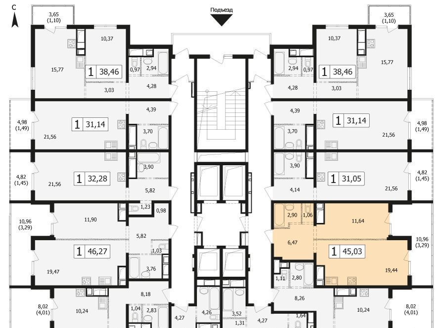 квартира г Краснодар р-н Карасунский ул Автолюбителей 1д/4 фото 7