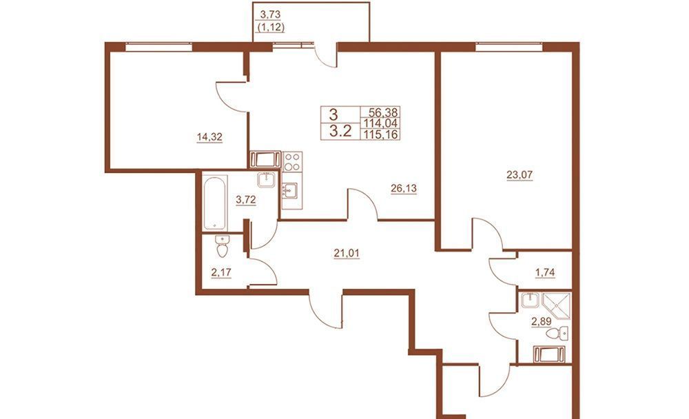 квартира г Санкт-Петербург п Шушары ш Московское 262к/3 Шушары фото 1