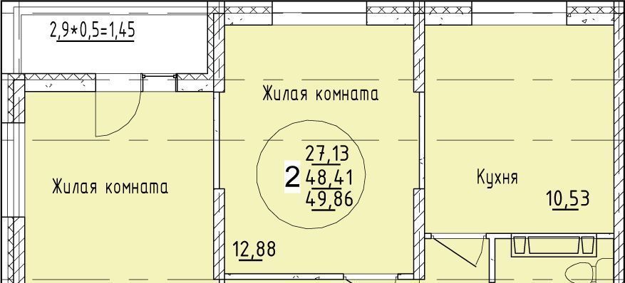 квартира г Краснодар р-н Карасунский Новознаменский ДНТ, ул. Дальневосточная фото 3