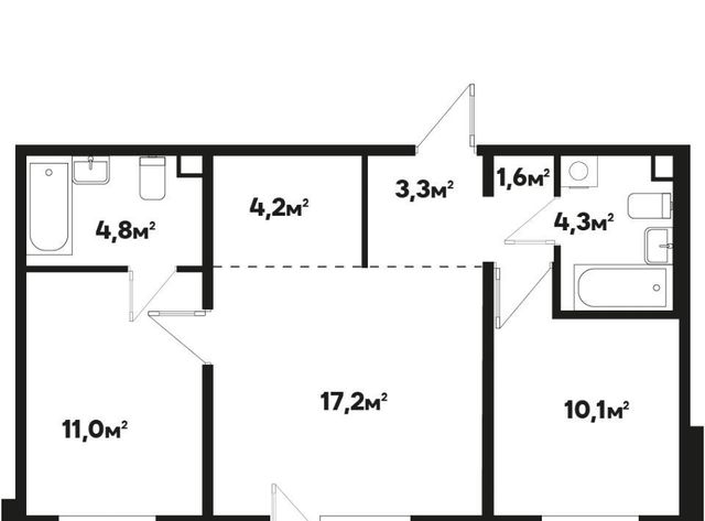 квартира г Краснодар р-н Прикубанский ул им. Кудухова Б.С. 20/2 ул им. генерала Корнилова Прикубанский округ фото