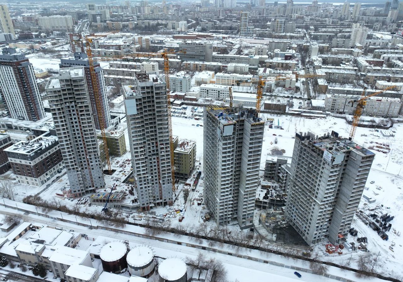 квартира г Екатеринбург р-н Железнодорожный Вокзальный Динамо ул Лермонтова 4 Концепт-проект «Екатерининский парк» ул. Свердлова/Азина/Мамина-Сибиряка/Шевченко, стр. 4. 1 фото 15