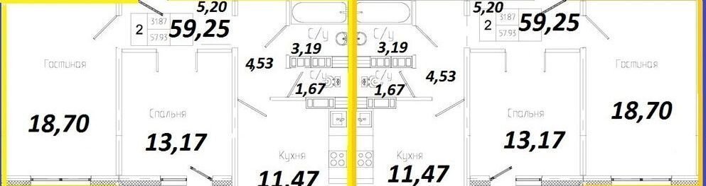 квартира г Оренбург р-н Дзержинский ул Маргелова 5 фото 2