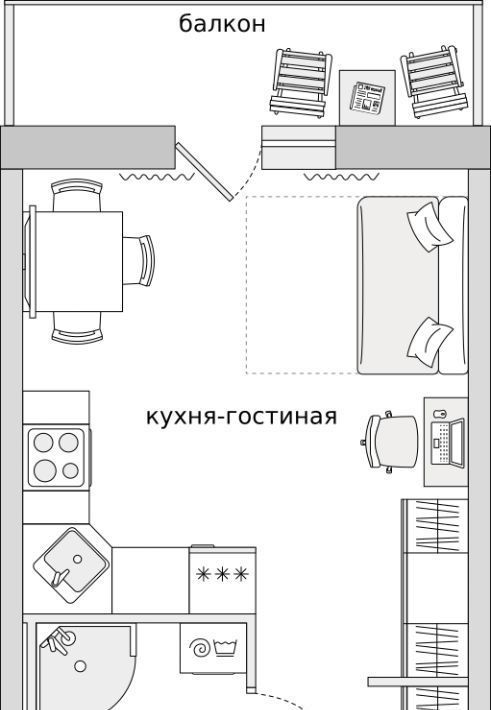 квартира р-н Всеволожский п Бугры ЖК Новые Горизонты Девяткино фото 1