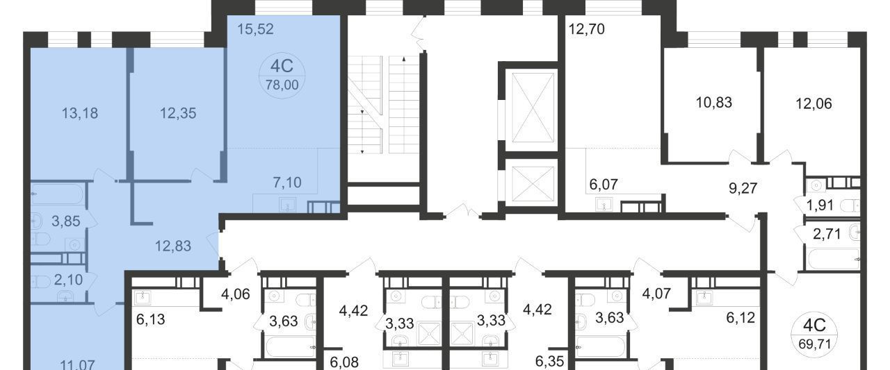 квартира г Люберцы микрорайон Зенино Люберцы 2020 ЖК, к 66, Некрасовка фото 41