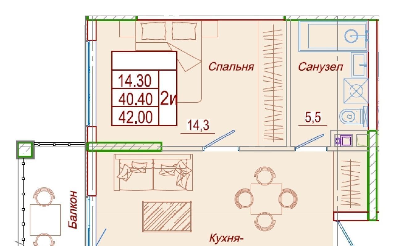 квартира р-н Анапский с Сукко ул Мирная 11/9 муниципальное образование, Анапа фото 1