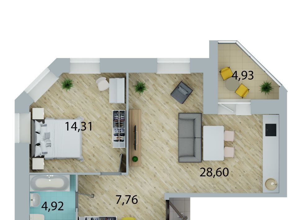 квартира г Омск р-н Кировский ул 3-я Енисейская 28/1 фото 1