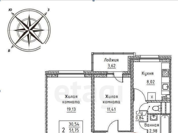 квартира г Подольск ул Шаталова 6 Шепчинки фото 17