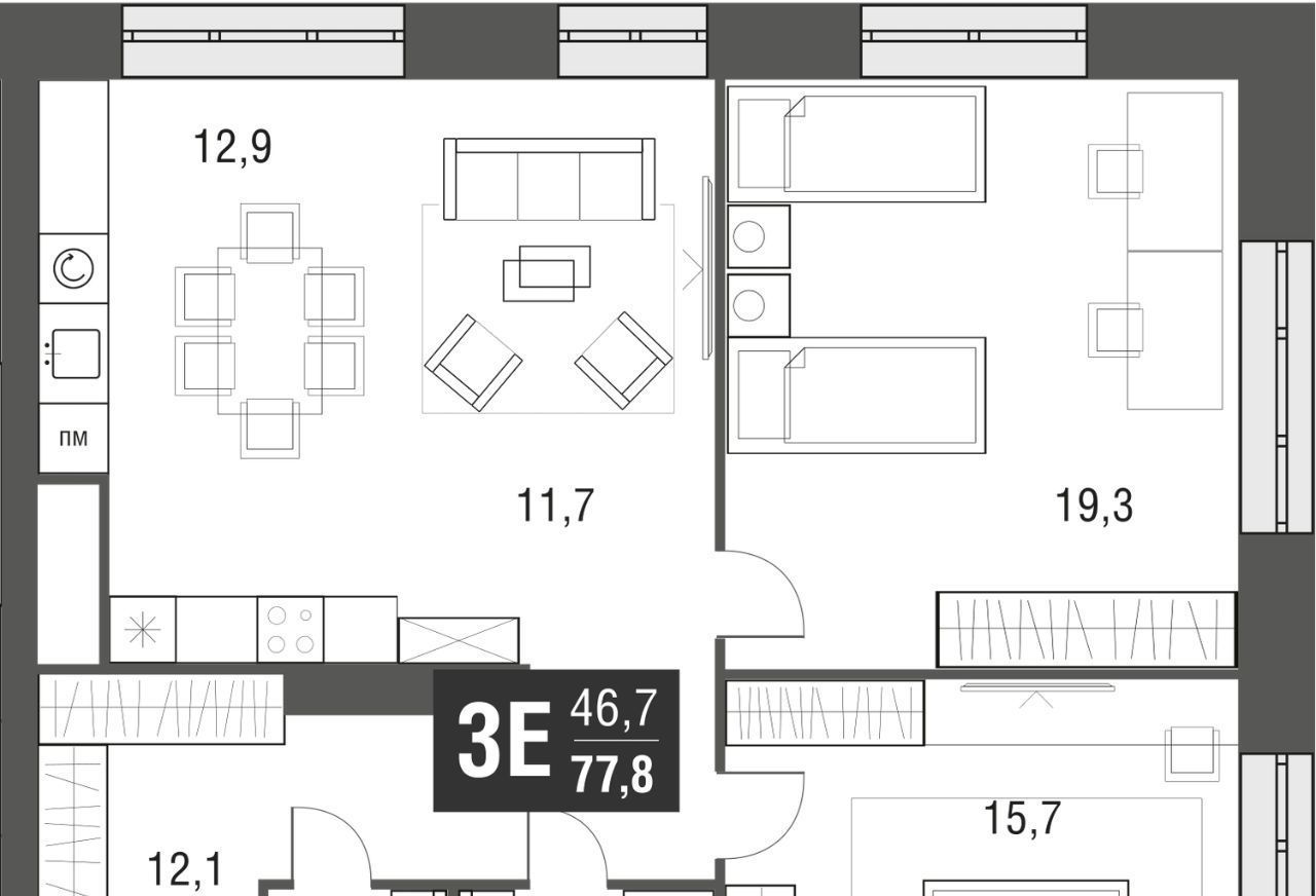 квартира г Москва метро Свиблово проезд Серебрякова 11/13к 1 фото 1