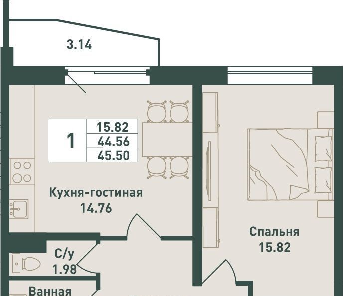 квартира р-н Всеволожский п им Свердлова мкр 1-й Рыбацкое фото 1