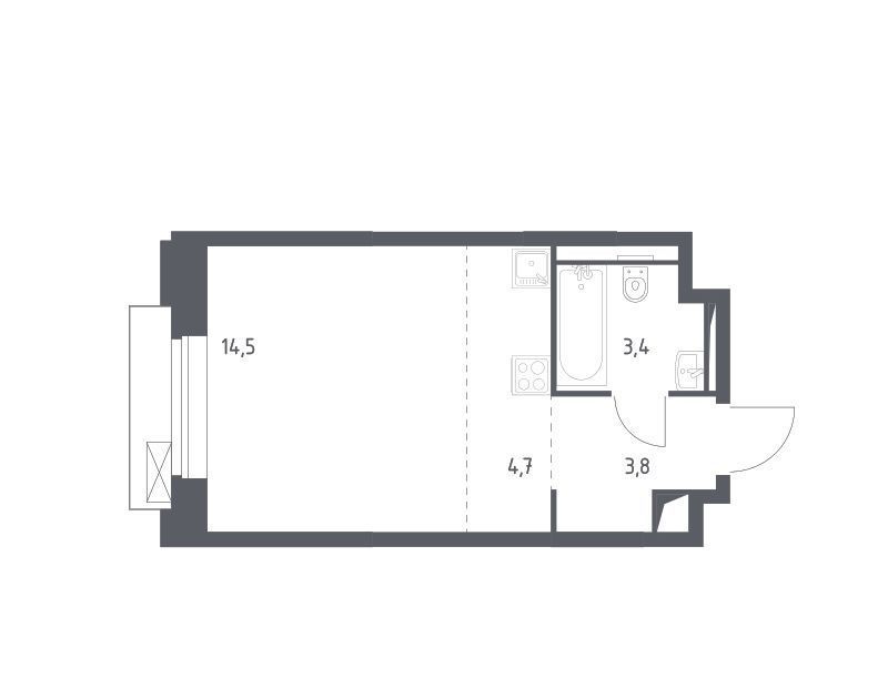 квартира г Москва Давыдково ЖК Верейская 41 к 4. 2 фото 1