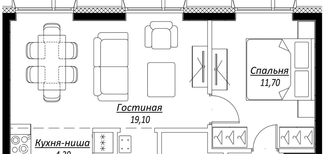 квартира г Москва метро Белорусская САО Северный Беговой ЖК Слава к 1 фото 1