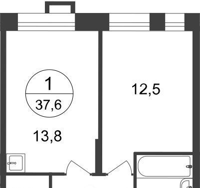 квартира п Московский г Московский ЖК Первый Московский 7я метро Рассказовка фаза, к 2 фото 1