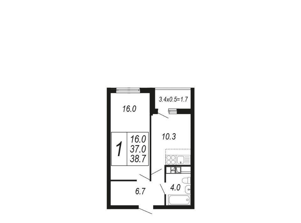 квартира г Краснодар р-н Прикубанский б-р Адмиралтейский 3к/4 фото 1