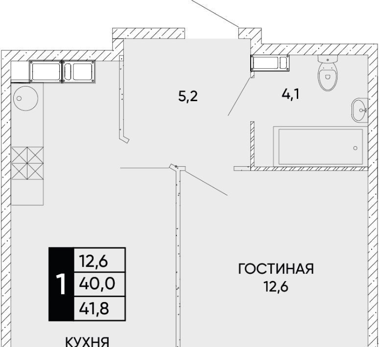 квартира г Ростов-на-Дону р-н Кировский ЖК Левобережье фото 1