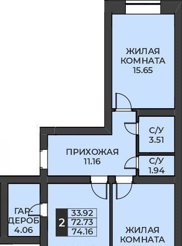 квартира г Оренбург р-н Ленинский ул Ильи Глазунова 11 фото 1