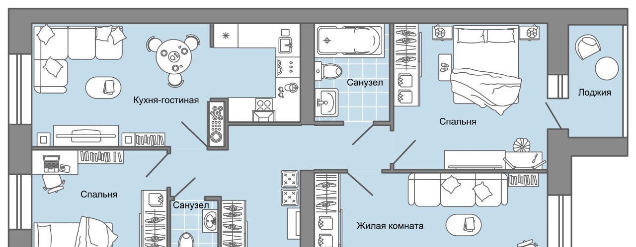 квартира р-н Завьяловский Знак ЖК фото 1