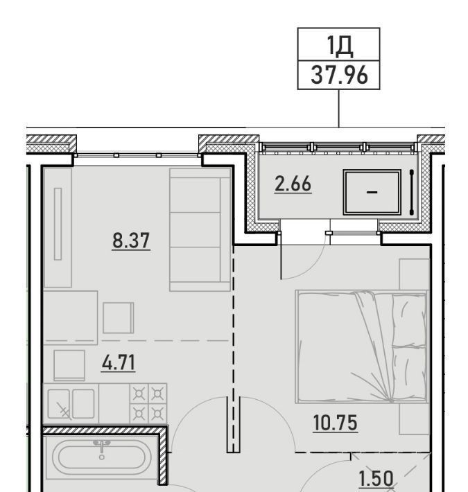 квартира г Иркутск р-н Ленинский ЖК Zenith фото 1