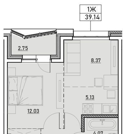 квартира г Иркутск р-н Ленинский Иркутск-2 Зенит жилой комплекс фото 1