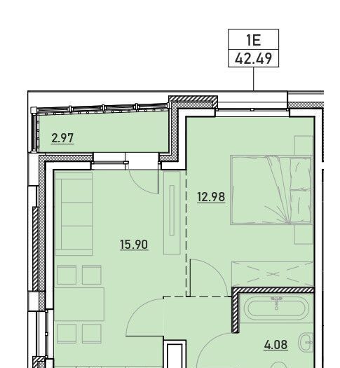 квартира г Иркутск р-н Ленинский ЖК Zenith фото 1