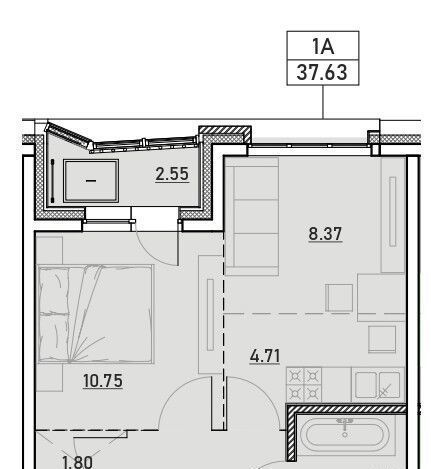 квартира г Иркутск р-н Ленинский ЖК Zenith фото 1