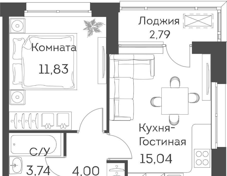 квартира г Москва метро Юго-Восточная метро Нижегородская ЖК Аквилон Бисайд ао, Нижегородский район муниципальный район фото 1