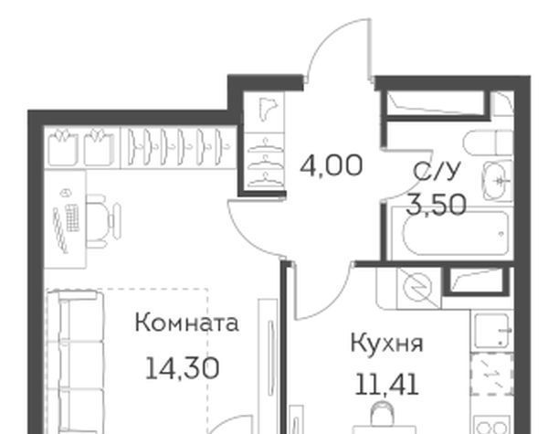 квартира г Москва метро Юго-Восточная метро Нижегородская ЖК Аквилон Бисайд ао, Нижегородский район муниципальный район фото 1