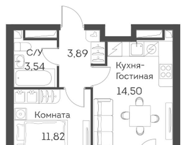 квартира г Москва метро Юго-Восточная метро Нижегородская ЖК Аквилон Бисайд ао, Нижегородский район муниципальный район фото 1