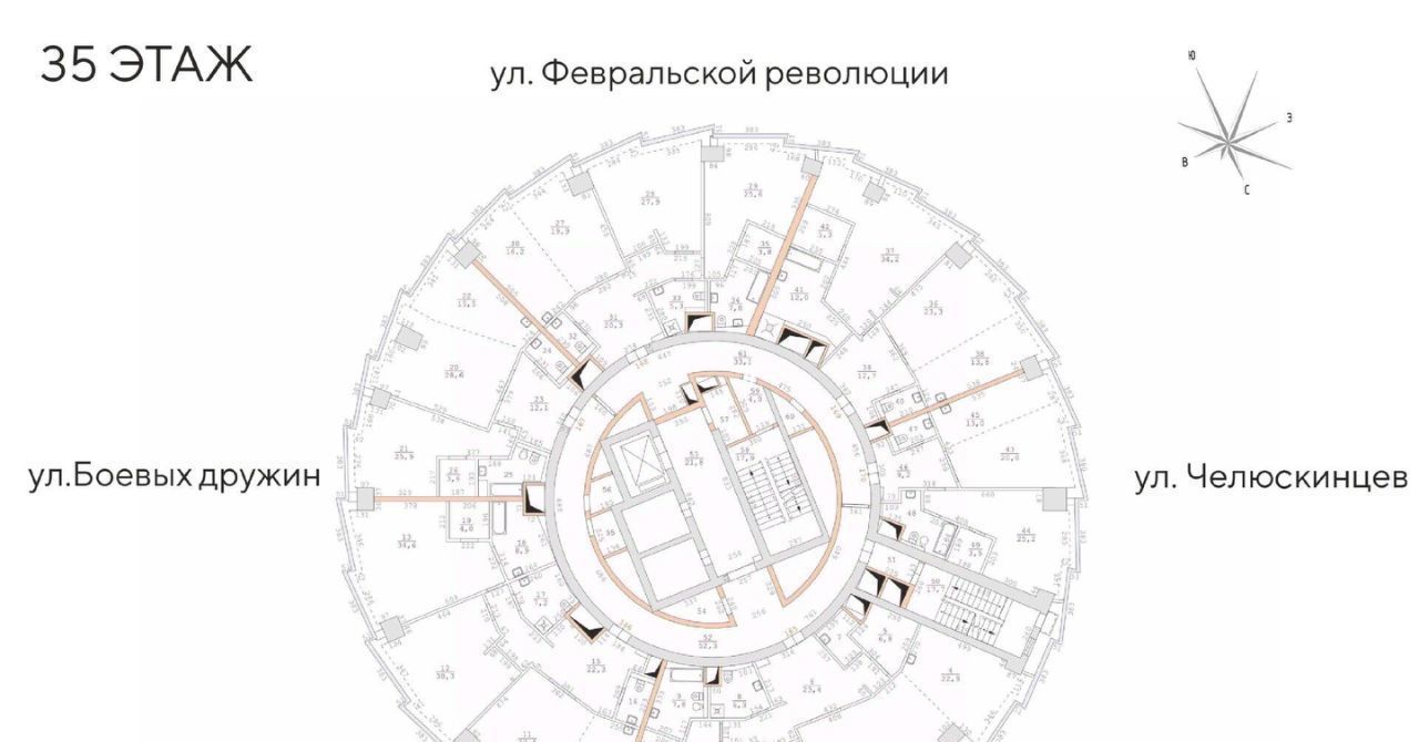 квартира г Екатеринбург Динамо ул. Бориса Ельцина фото 3