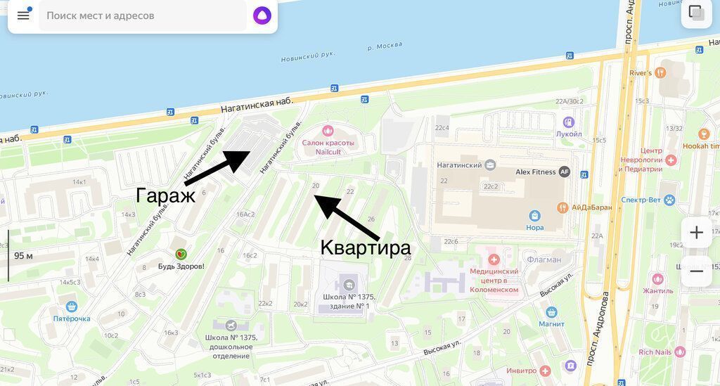 квартира г Москва метро Коломенская наб Нагатинская 22 фото 15