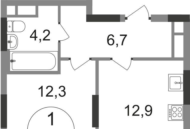 квартира г Москва п Внуковское метро Рассказовка Переделкино Ближнее мкр, 17-й кв-л фото 1