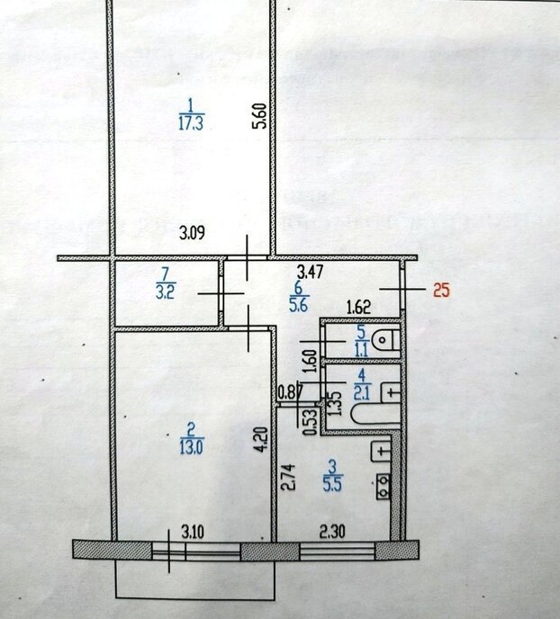 квартира г Барнаул ул Островского 21 фото 15