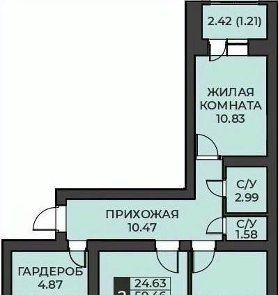 квартира г Оренбург р-н Ленинский ул Ильи Глазунова 11 фото 1