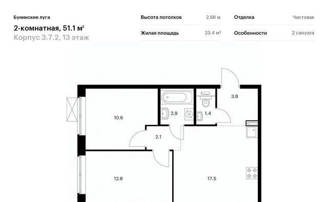 г Москва п Сосенское п Коммунарка ЖК Бунинские Луга 7/2 метро Бунинская аллея 3. фото