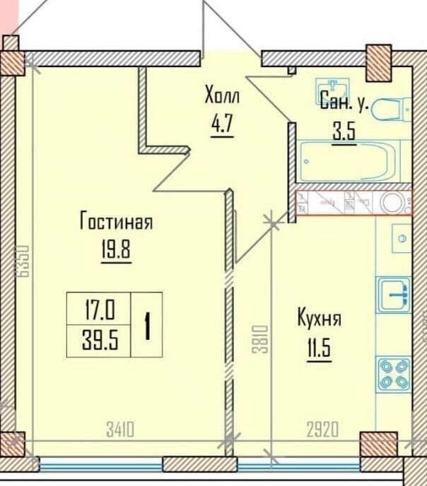 квартира г Нальчик Горная ул Тлостанова 32 фото 8