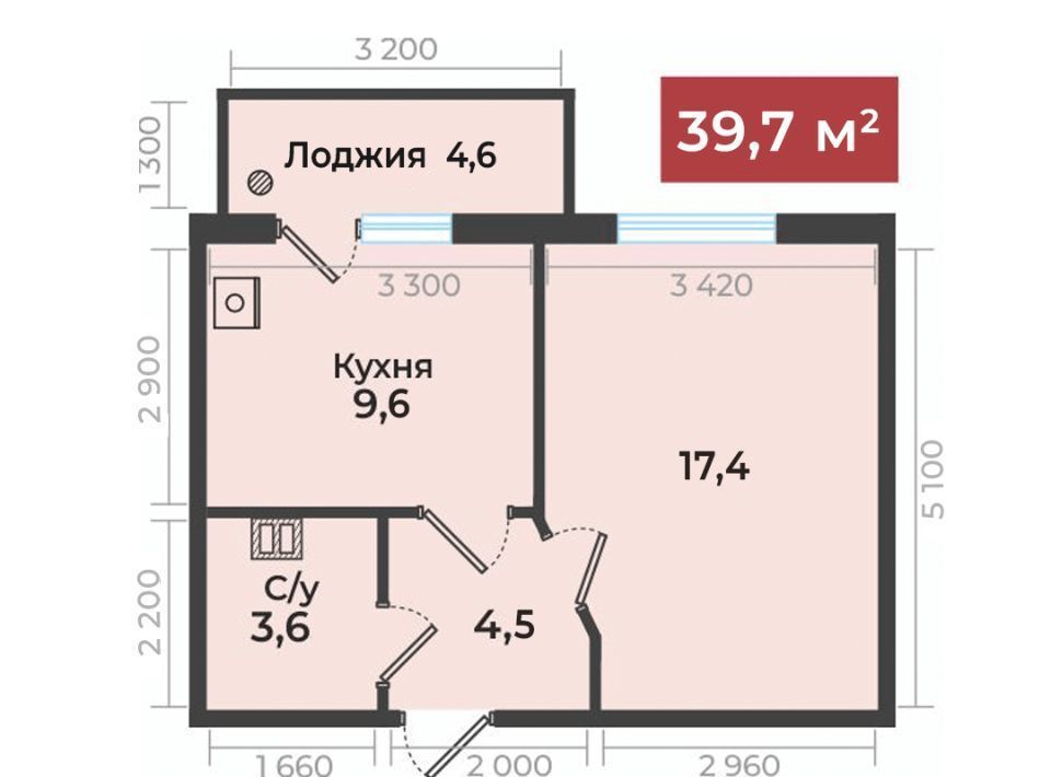 квартира г Ставрополь р-н Промышленный ЖК Европейский-4 фото 1