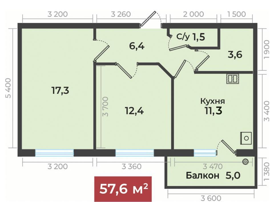 квартира г Ставрополь р-н Промышленный ЖК Европейский-4 фото 1